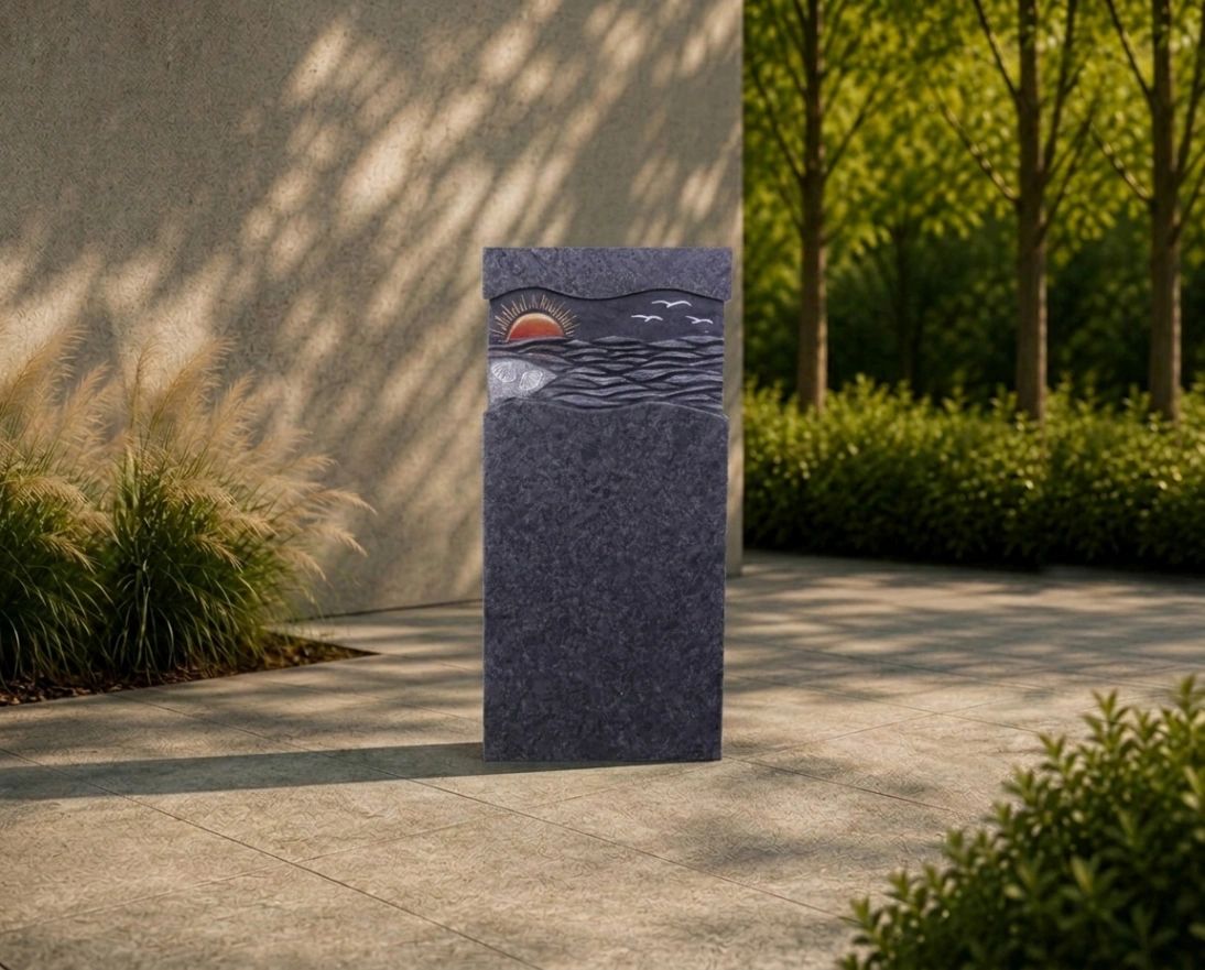Steel grey Stele