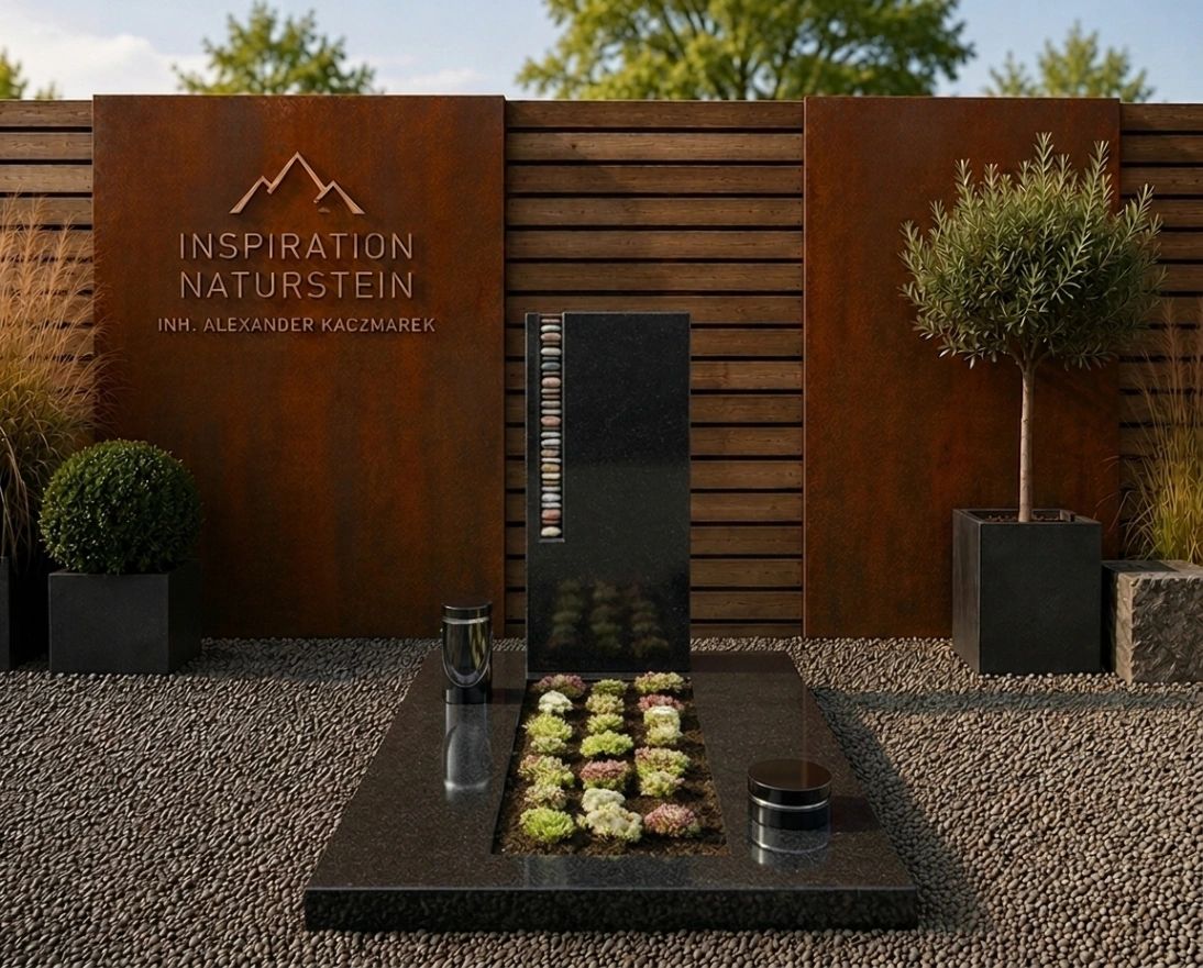 Indien Black Urnenanlage